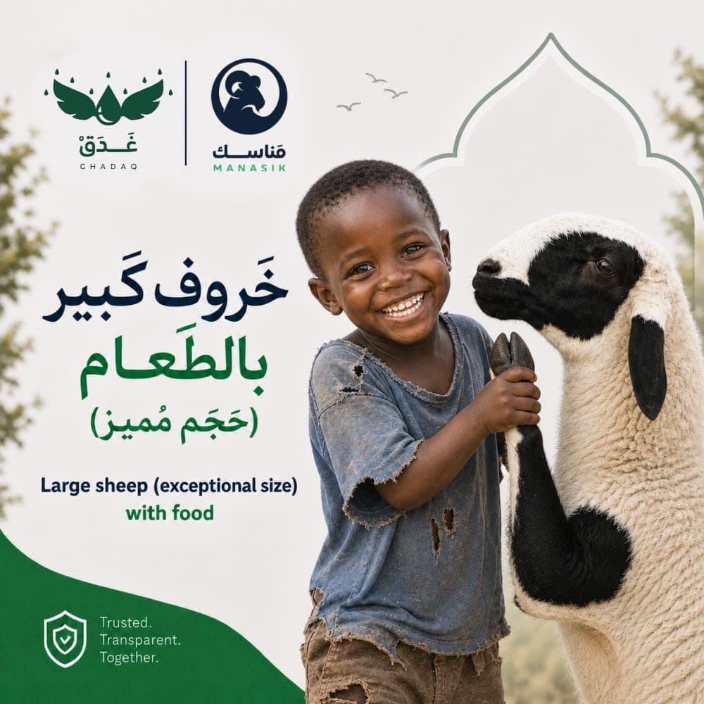 Large sheep (exceptional size) - with food 1